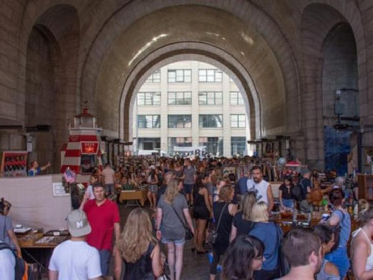 Parking near the DUMBO Market Brooklyn, NY.