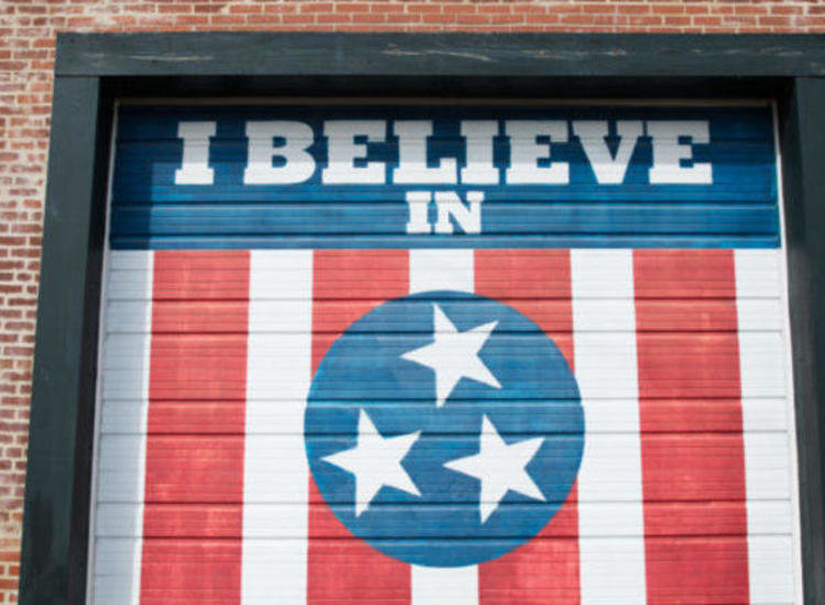 Find Parking Near Mural "I Believe In Nashville" in Nashville, TN